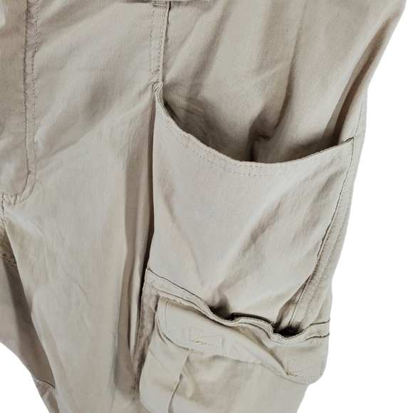Duluth Flex Dry Cargo Pants Mens XLG (38x30) Beige Relaxed Fit 71700 Gorpcore - Picture 6 of 12